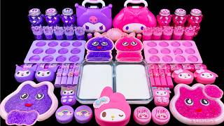 💜 Kuromi vs 💗 My Melody Slime ASMR | SLIME MERAH MUDA vs UNGU | Video Slime yang Memuaskan