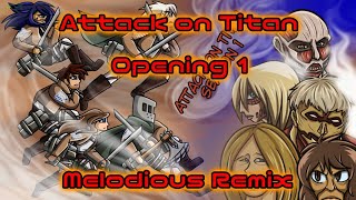 Attack On Titan Op 1 Guren No Yumiya melodious Remix