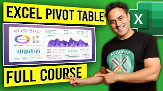 master excel pivot tables, excel slicers and interactive excel dashboards -  full course!