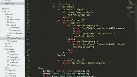 How to Displaying data in category page | Complete CMS in php