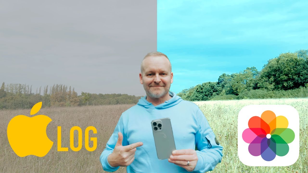 How to Colour Grade iPhone LOG video using Photos App - YouTube