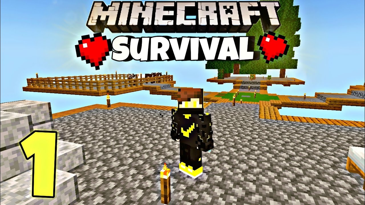 Best START EVER in Minecraft PE😍1.21 One Block Survival SERIES ...