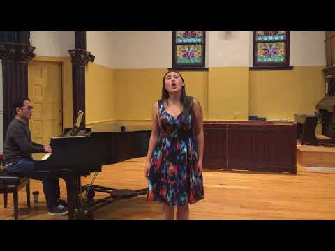 Nicole Besa sings Breit Über mein Haupt by Richard  Strauss