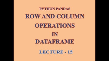 Python Pandas || DataFrame || Adding Row & Column in DataFrame|| XII || Informatics Practices