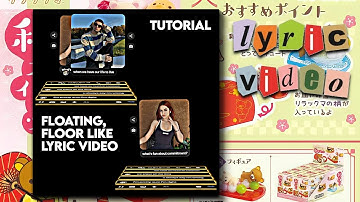 how to edit lyric video on alight motion• floating on the floor like || RPW tutorials