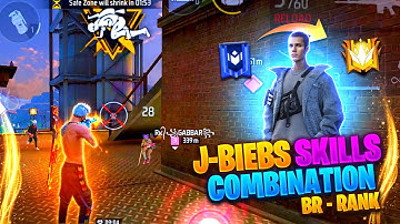 How To J-Biebs Character Skills Combination 2023 | Br Rank Best Character Combination In Free Fire