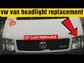 vw van headlight replacement