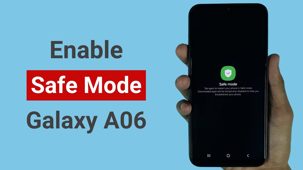 How to Enable or Disable Safe Mode in Samsung A06 - YouTube