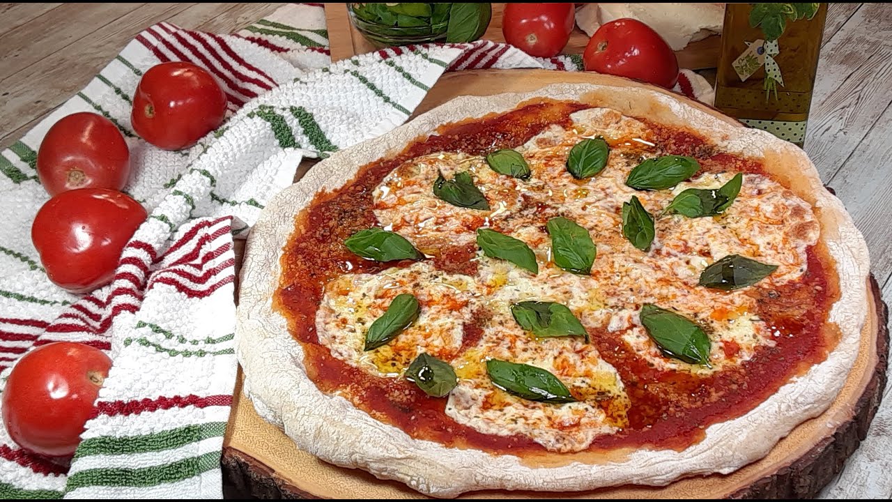 Homemade Margherita Pizza YouTube
