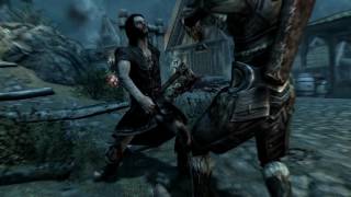 The Elder Scrolls V Skyrim Special Edition - Master Vampire Attacks Whiterun