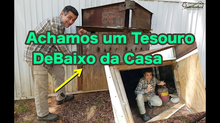 Achamos um Tesouro DeBaixo da Casa / We Found a Treasure Under the House