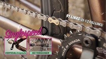 How to: SINGLESPEED Vertical Dropouts With No Tensioner