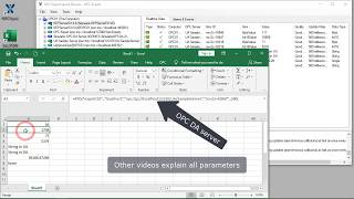 OPC Expert - Transfer Real Time OPC Data to Excel