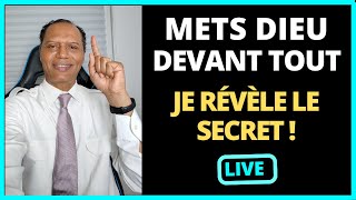 Secret de Manifestation. Mets Dieu au Devant.