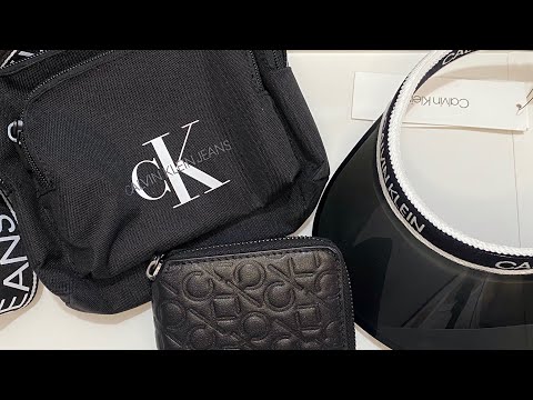 Accessories Unboxing | Calvin Klein Wallet, Visor and Bag