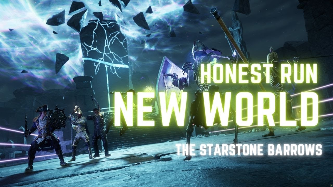 New World Honest Run - The Starstone Barrows M1 (Hellfire) - Tank POV