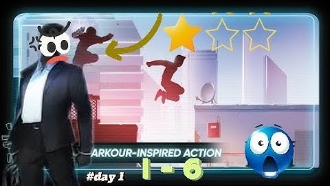 Vector - Gameplay 😎Walkthrough Part 1😱 - Downtown Level 1-6 (iOS, Android) 💼