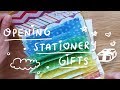 Opening Stationery Gifts (a.k.a. happiness) | Rainbowholic