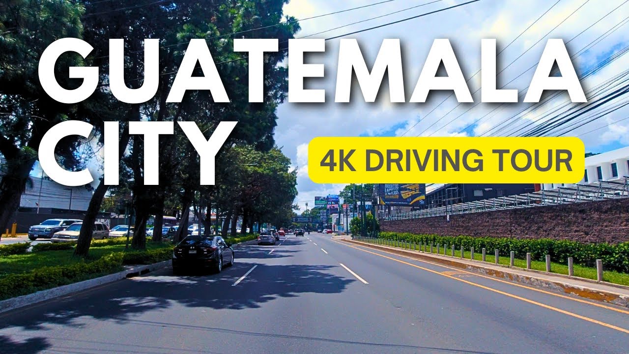 Guatemala City, Guatemala 🇬🇹 - A 30min Driving Tour on Calzada Roosevelt - 4K Driving Tour