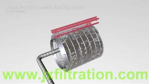 Internally fed rotary drums screen-channel in and channel out