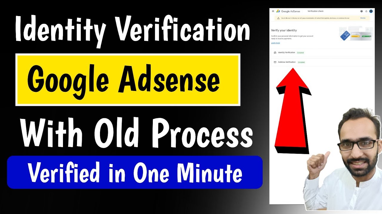 Verify your identity on your AdSense | Provide Some Info About Yourself ...