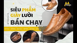 Giày Lười Đẹp Da Bò Thật Cao Cấp Làm Thủ Công Tỉ Mỉ | Giày Lười Da NT94 | TIMAN.VN