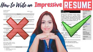 Step by Step Resume Writing - Tips for Resume Writing | CV format | CV Template | CV Sample