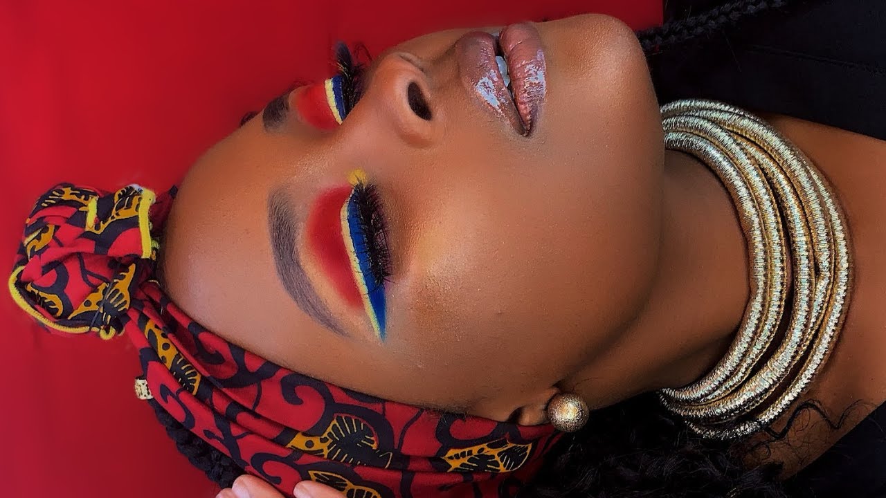 Ankara Inspired Makeup Tutorial