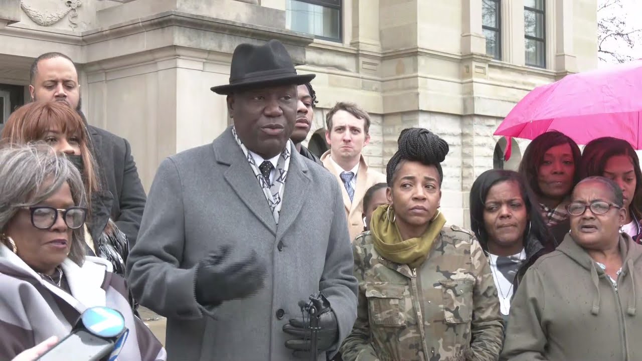 Family of man fatally hit by police cruiser announces lawsuit - YouTube
