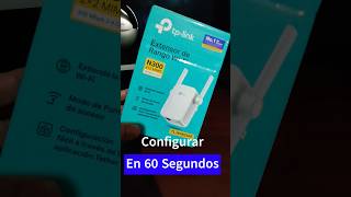 Configurar Repetidor TP-LINK (Extensor) en 60 segundos  tplink wifi extensor tutorial 