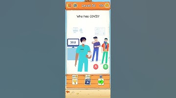 Braindom riddle level - 58 Who has covid ? #shorts #riddle