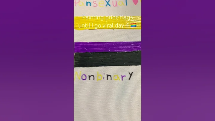 Painting pride flags until I go viral 🏳️‍🌈