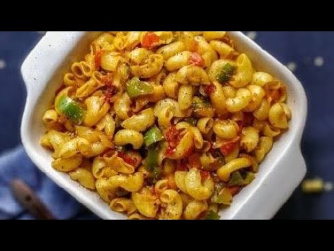 | Indian Style Veg Macroni recipe | veg macroni maggi masala recipe ...