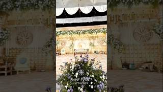 Wedding decoration @Sri Aroor Lakshminarayana Rao Memorial town hall Udupi by Shine Events Mangalore