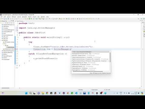 jdbc first program(connect