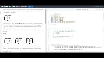 HackerRank - Drawing Book
