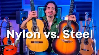 Nylon String vs Steel String Acoustic Guitar - Which One Should You BUY?