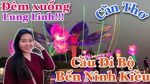 Cầu Đi Bộ Cần Thơ|Bến Ninh Kiều Cần Thơ Ngày Nay|Đẹp Về Đêm (P2)|Cuộc Sống Cần Thơ Tp Miền Sông Nước