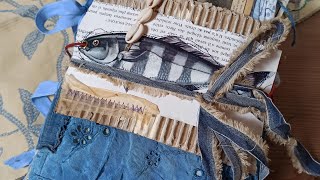 Ocean themed junky journal flip through (SOLD)