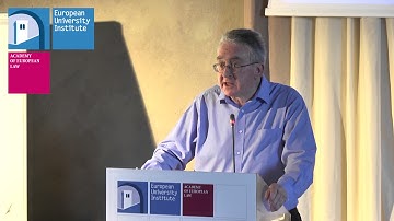 Academy of European Law: Distinguished Lecture by Sir Michael Wood