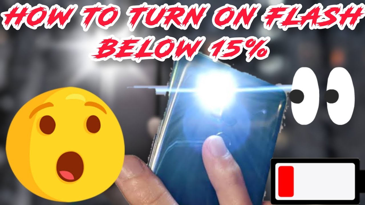HOW TO TURN ON FLASH LIGHT BELOW 15 🤔 👀 hack 😜 ELECTRO DOC