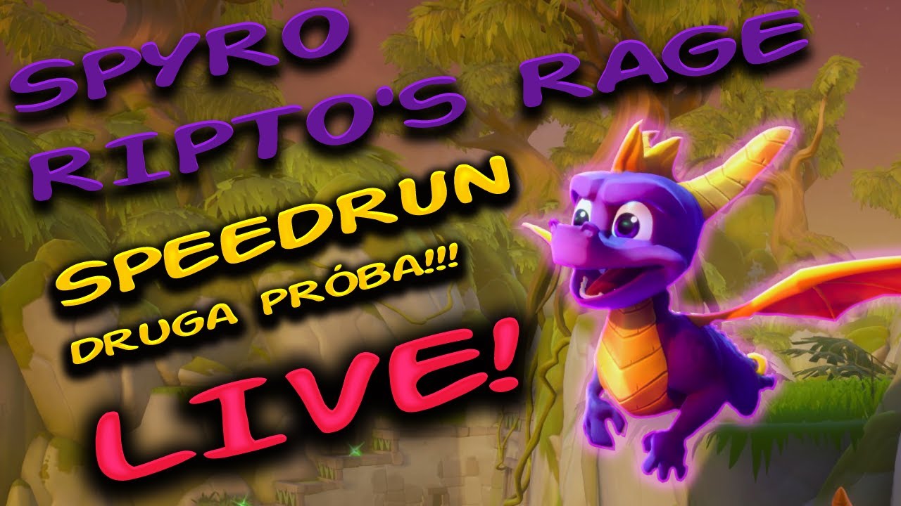 Spyro Ripto's Rage Remaster Speedrun PC 100% LIVE - YouTube