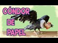 Cómo hacer un Cóndor andino de papel | Escultura