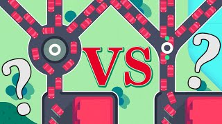 Efficient Roundabouts Vs Traffic Lights In Mini Motorways!
