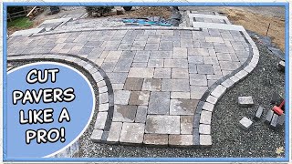 How To Cut Curves for a Paver Walkway / Patio