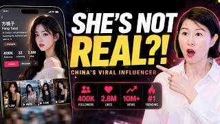 CHINESE INFLUENCER HAS 400K FOLLOWERS… BUT SHE ISN’T REAL