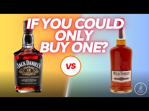 Best 12 Year Bourbon is WHAT?? Jack Daniel's 12 Year vs Wild Turkey 12 Year Review!
