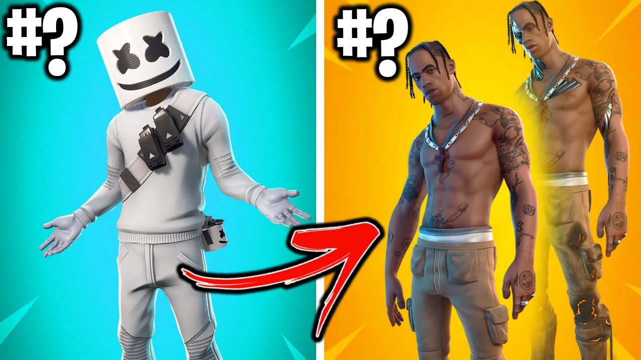 TOP 10 CELEBRITY FORTNITE SKINS RANKED WORST TO BEST! YouTube