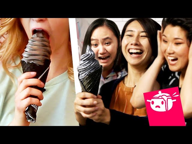 We Tried To Re-Create This Black Ice Cream • Eating Your Feed • Tasty