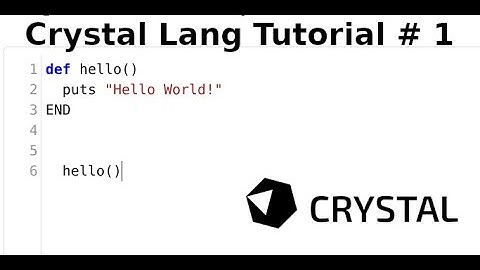 What is Crystal Language and how do I install it?